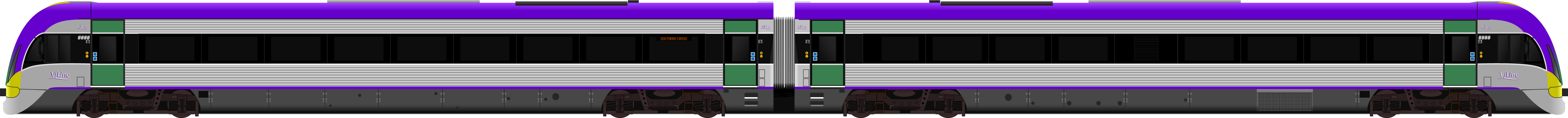 Vlocity 2 Carriage (Purple & Green)