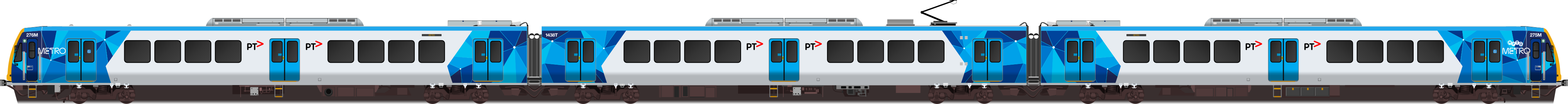 X'Trapolis 100 with modified logo placement (PTV)